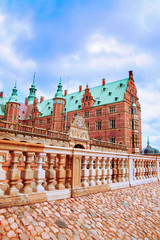 Obraz premium Facade of Rosenborg Castle in Copenhagen, Denmark.