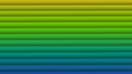 Blue green and yellow gradient colors striped abstract background. Bright colorful CG illustration.