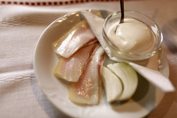 Chopped Lard with Onion
