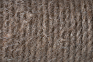 Texture of a skein of worn worn rope