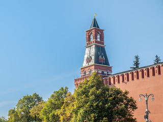 Nabatnaya tower in Kremlin, Moscow, Russia