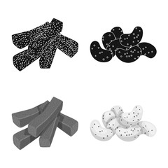 Isolated object of Oktoberfest and bar icon. Collection of Oktoberfest and cooking stock vector illustration.