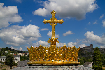 Basilica of the Immaculate Conception in Lourdes, France