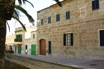 Fototapeta na wymiar Alcudia old part of town on Mallorca island
