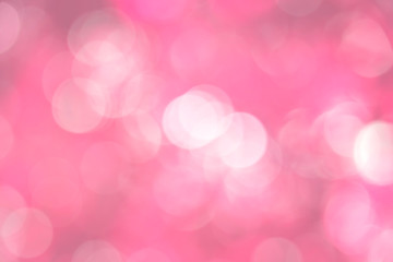 Abstract natural green circular bokeh background of tree in summer.