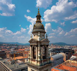 Obraz premium Budapest from the top of Saint Istvan Basilica. Hungary