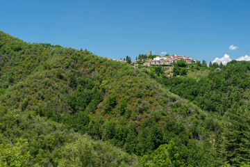 Fototapeta premium Panoramic view of Viano, Tuscany