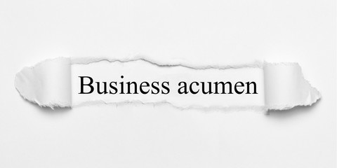 Obraz premium Business acumen 