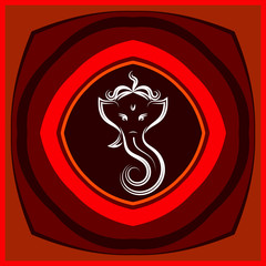 Wedding Invitation Card Ganesha