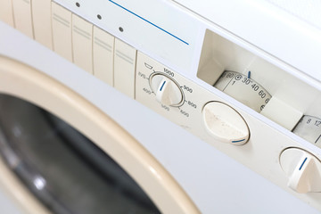 Old dirty washing machine