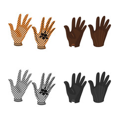 Obraz premium Isolated object of silhouette and safety symbol. Collection of silhouette and comfort stock symbol for web.