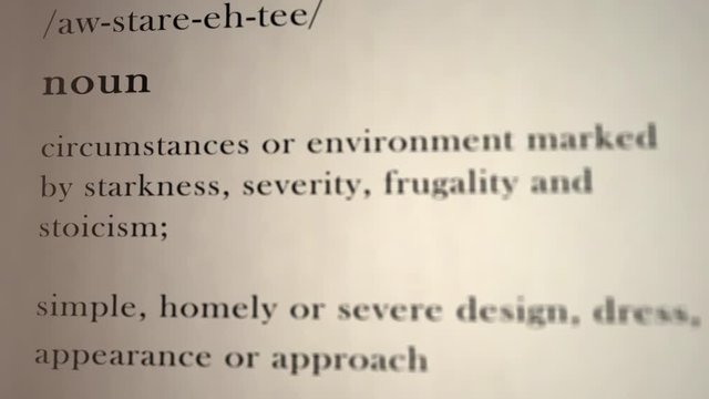 Austerity Definition