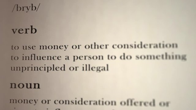 Bribe Definition