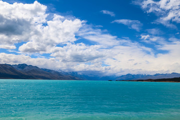 Gorgeous blue lake