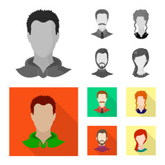 Vector illustration of professional and photo sign. Set of professional and profile vector icon for stock.