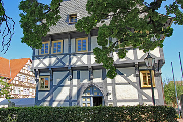 Zierenberg: gotisches Rathaus von 1450 (Hessen)