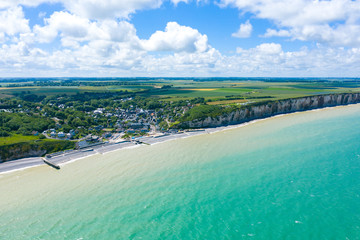 Veules-les-Roses au bord de la mer