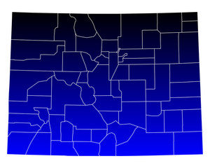 Karte von Colorado