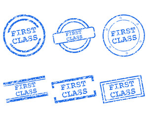 First Class Stempel