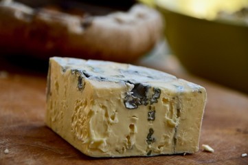 Blue cheese close