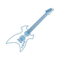 Obraz premium Electric Guitar Icon