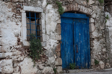 Old Doorway in the village of Koutouloufari on Crete