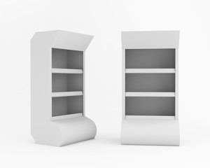 POS Product Stand Or Shelf Display. Blank Product Holder For Cosmetics