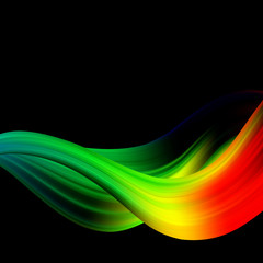 Modern colorful flow poster. Wave Liquid shape color background. Art design for your design project. Vector illustration