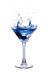 Martini Drink With Olives