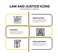 LAW AND JUSTICE ICON SET