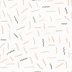 Colorful abstract pattern. Repeat pattern of bright colors and geometric figures.