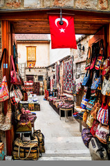 Naklejka premium Old town (Kaleici) in Antalya, Turkey