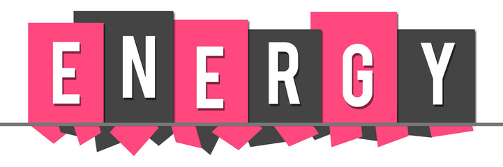 Energy Pink Grey Random Shapes Top Boxes 