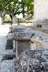 Altilia, sito archeologico Sepino, Molise. Italia.
