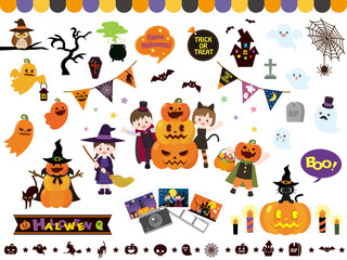 Fototapeta premium ハロウィーン素材集5