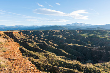 End of the World, Spectacular panorama of the deserts of Granada In Guadix (Spain)