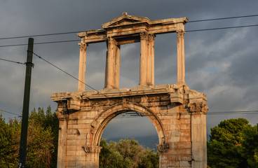 Temple of Olympian Zeus in Athens, Greece