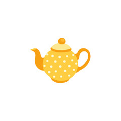 vector teapot isolated