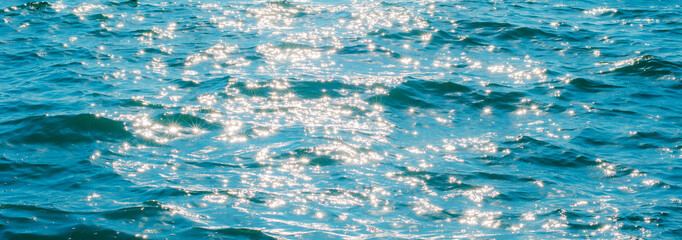 small sea wave on the black sea. w