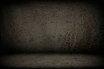 Abstract Concrete Room Background Using for Product Presentation Backdrop.