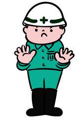工事中＿ストップ①