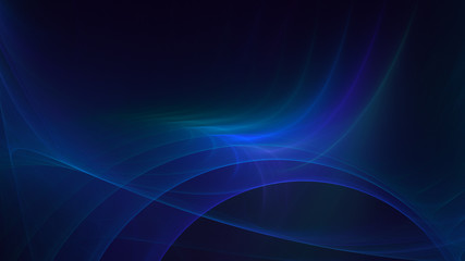 3D rendering multicolored abstract fractal on black background