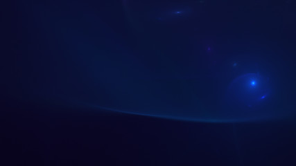 3D rendering multicolored abstract fractal on black background