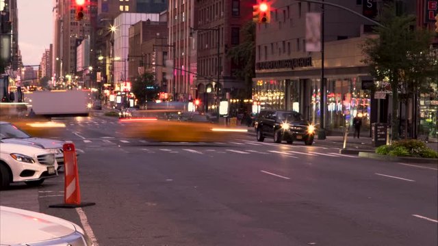 New York City street time lapse