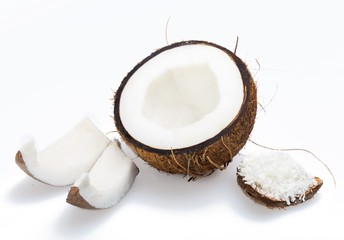 Cracked coconut