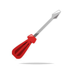 Screwdriver vector isolated illustration