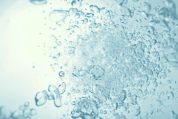 underwater air bubbles texture light blue background