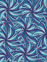 seamless pattern with flowers