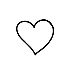 heart line icon, outline and solid vector love logo, linear pictogram isolated on white