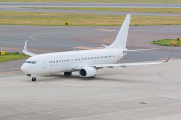 Airplane at International Airport